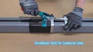 Installation tools for sliding contact lines